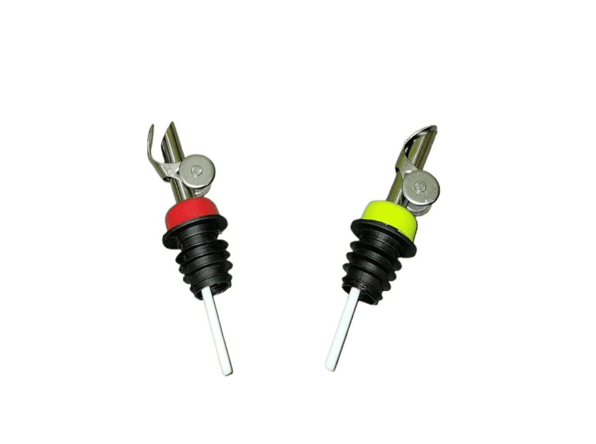 Coated Stainless Steel Pourer w/ flap
