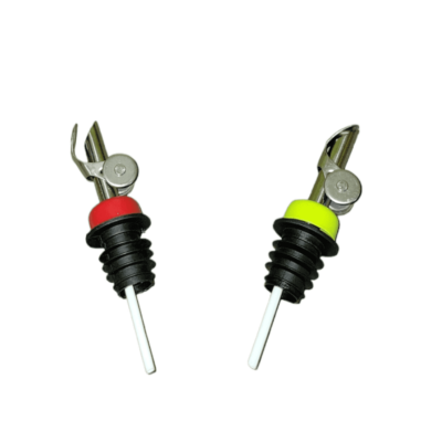 Coated Stainless Steel Pourer w/ flap Coated Stainless Steel Pourer w/ flap