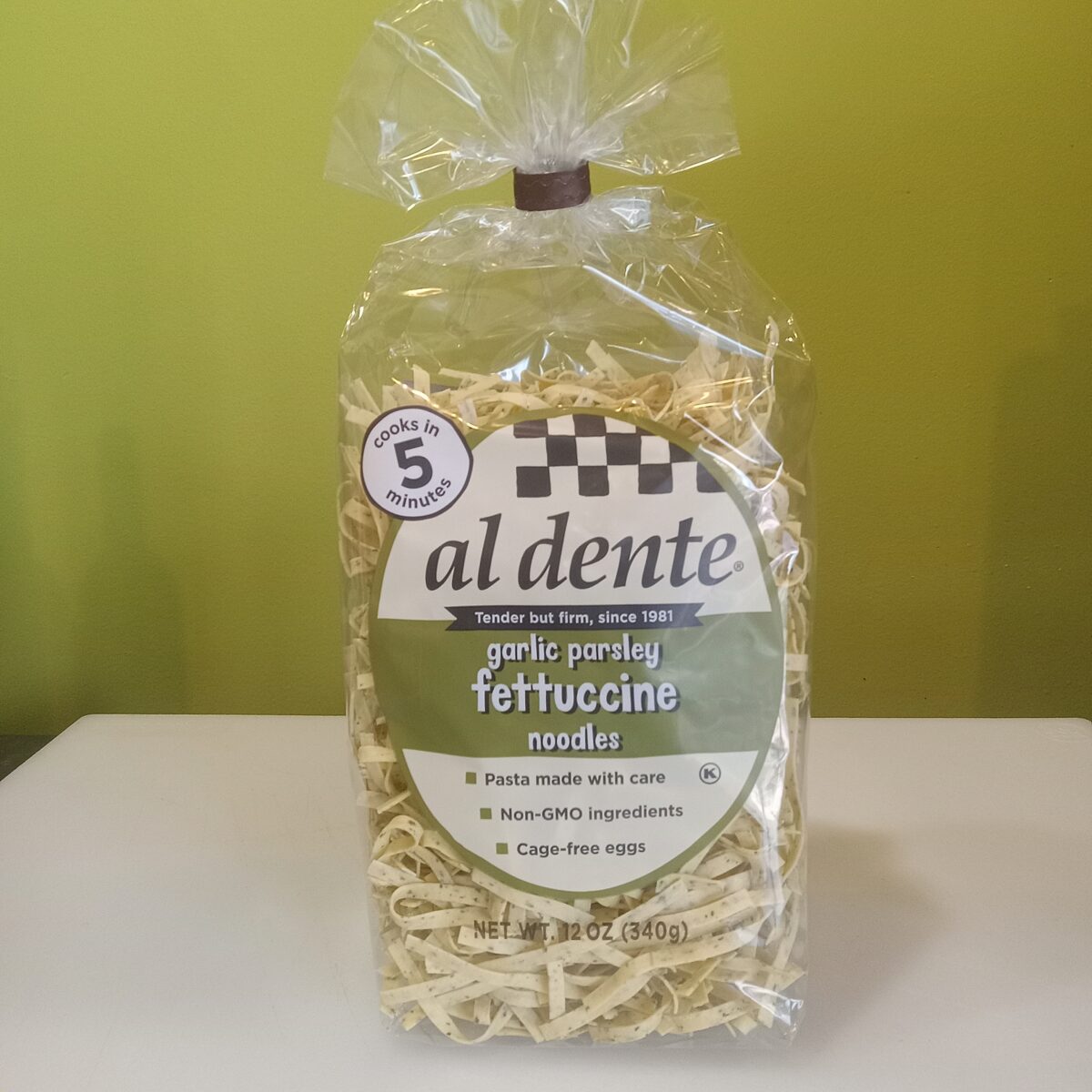 Garlic Parsley Fettuccine Al Dente Pasta