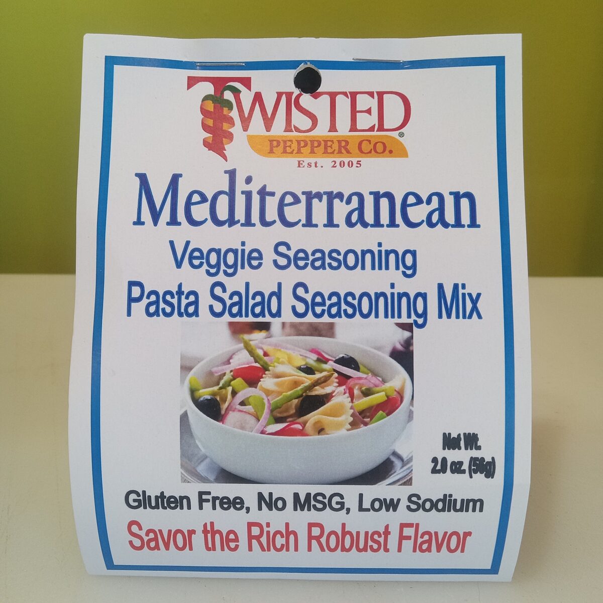 Mediterranean Pasta Seasoning Mix- Twisted Pepper