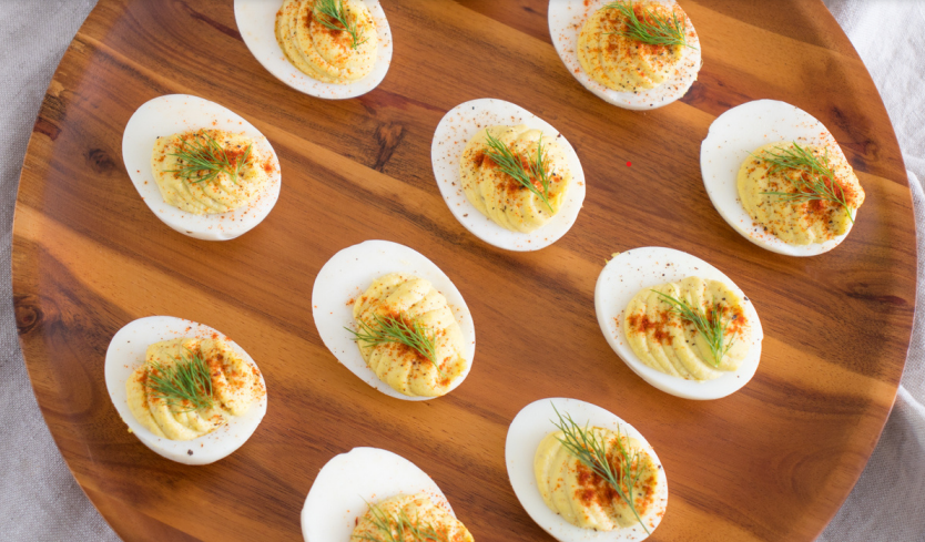 Olive Oil Deviled Eggs