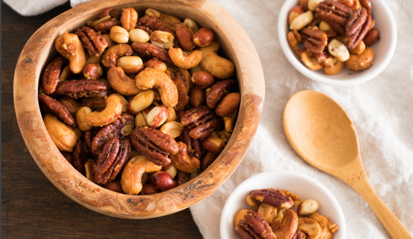 Tangy Harissa Roasted Nuts