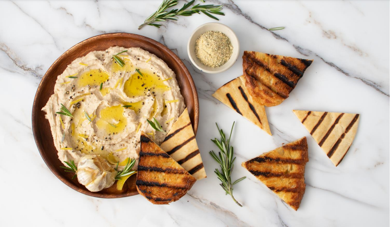 Rosemary Dijon White Bean Dip