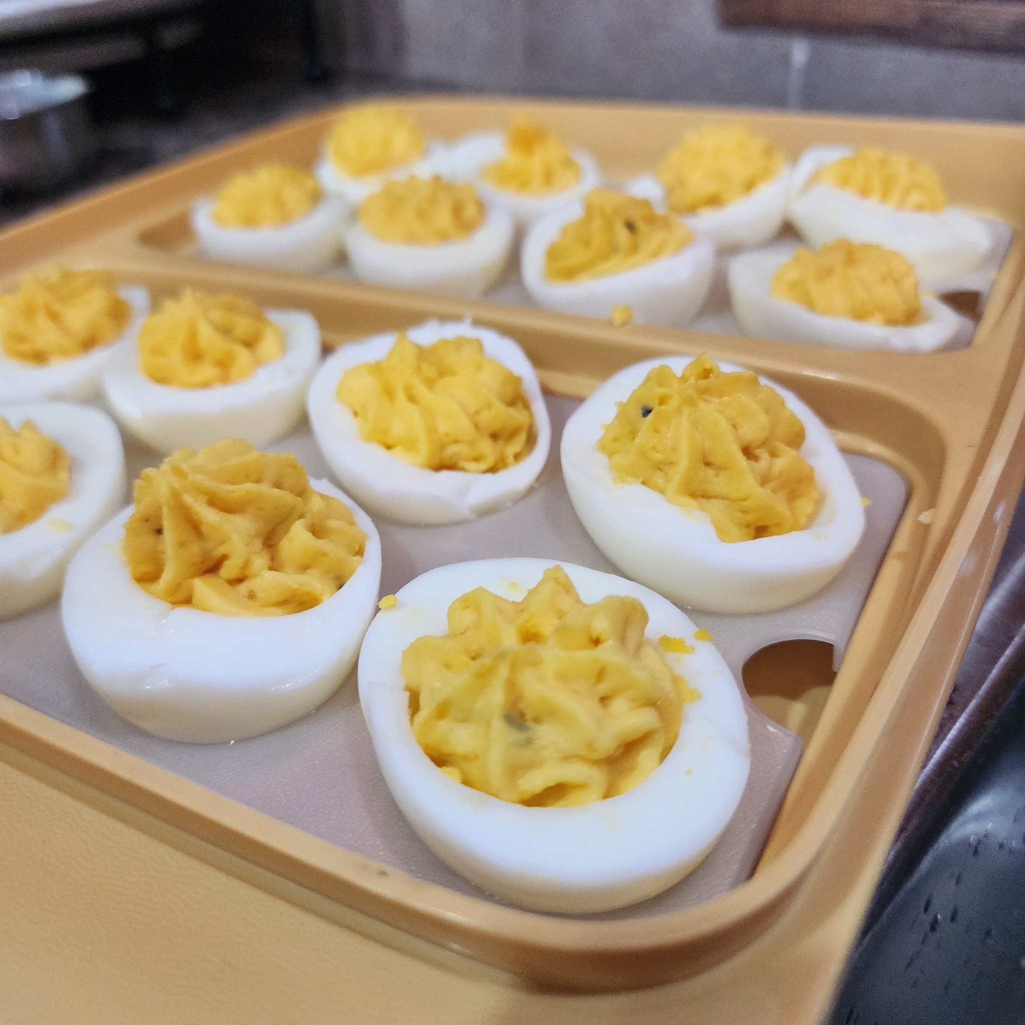 Mia’s Decadent Deviled Eggs