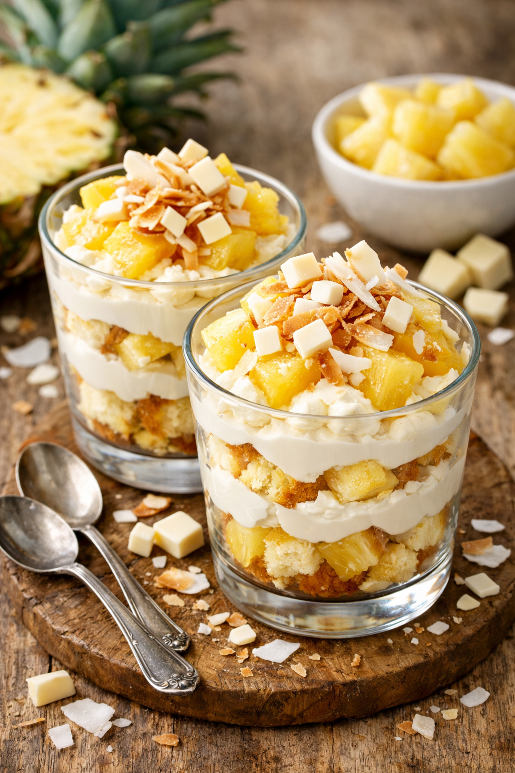 Paradise Pineapple Parfaits